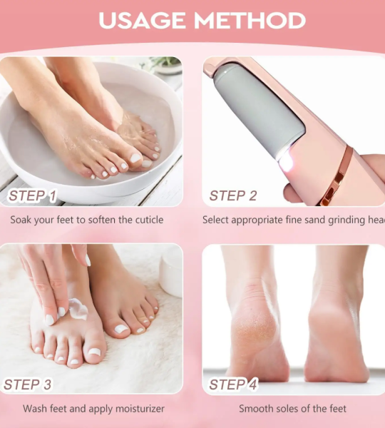 Râpe pied électrique