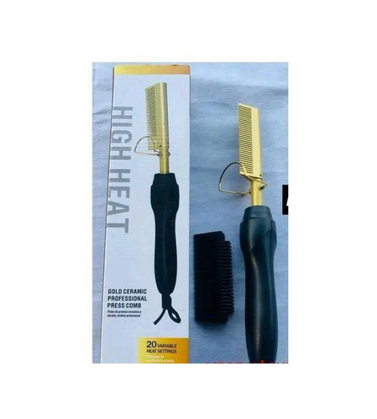 Peigne chauffant électrique .