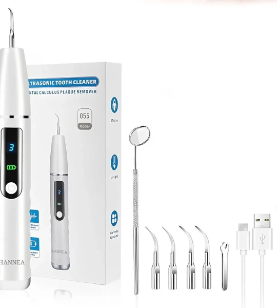 Nettoyeur de dents électrique.