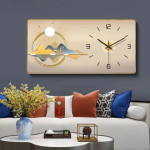 Horloge murale décorative rectangulaire